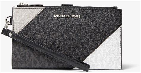 michael michael kors adele color-block logo smartphone wallet|Adele Color.